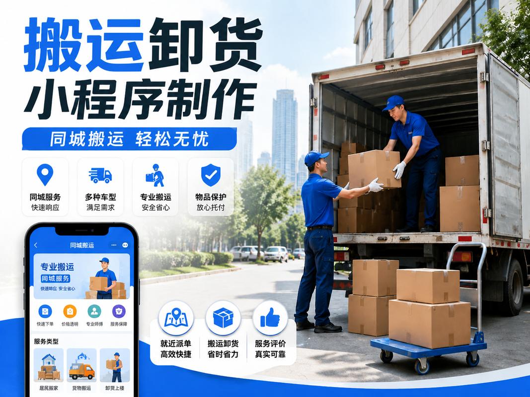 同城搬运装卸下单小程序开发制作公司有哪些？这几家经验丰富